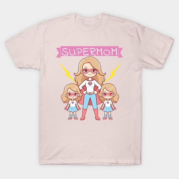 SUPERMOM, mother's day gift ideas T-Shirt by Apparels2022